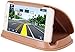 Bosynoy Phone Holder for Car, GPS Holder for Car Dashboard, Universal Car Phone Mount Compatible for Smart Cell Phones - Brown