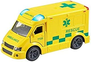 HTI Teamsterz Die-cast Emergency Response Ambulance Kids Lights & Sound - Metal Toy Vehicles Great For Children Aged 3+