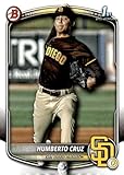HUMBERTO CRUZ RC 2025 Bowman Prospects Collection #BP-96 Pre-ROOKIE NM-MT Baseball Padres