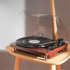 HYMONA Tourne Disque Vinyle,Platine Vinyle Bluetooth’s,Lecteur Vinyles Portable,Tourne Disque Vintage Vinyle 33/45 / 78… - Les Beatles, Paul McCartney, John Lennon, RIngo Starr, George Harrison