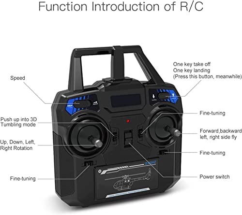 Goolrc C129 V2 Rc Helicopter, 4 Channel Remote Control Helicopter With 6-Axis Gyro, 2.4Ghz Rc Aircraft With 3D Flips, Altitude Hold, One Key Take Off/Landing For Adults And Beginners #TOP7