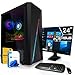 Produktbild Gaming Komplett PC Set|Intel i7-9700K 8x4.9GHz|Marken Board|24 Zoll Monitor|AMD Radeon RX 550 2GB|120GB SSD + 1000GB HDD|Windows 11 Pro|WLAN|3 Jahre Garantie