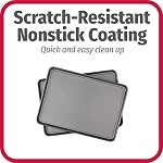 GoodCook Everday Nonstick Carbon Steel 15” x 21” Baking Sheet Set, 2 Pack – Extra-Large Carbon Steel Cooking Pans, Bakeware Set, Cookie Sheets for Baking, Oven Pan Set