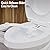Bidet Toilet Seat Non-Electric,Fits Elongated Toilets - Soft Close Lid,Quick-Release for Easy Cleaning - Dual Nozzle System with Self Cleaning,Adjustable Water Pressure
