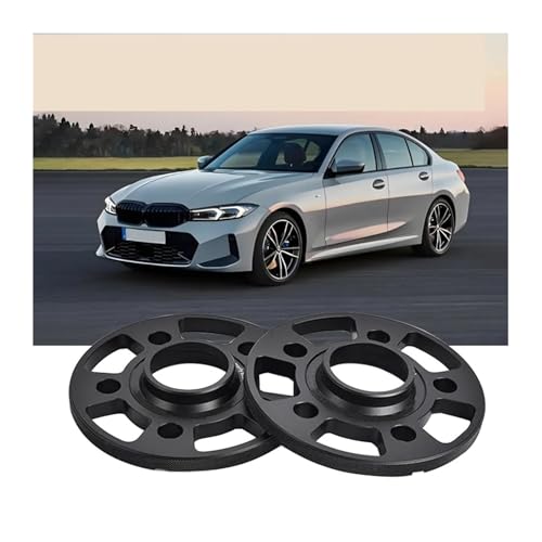 Entretoise de roue BMW 3 anti-vibration noire 5x112 alésage 66.6mm - 2