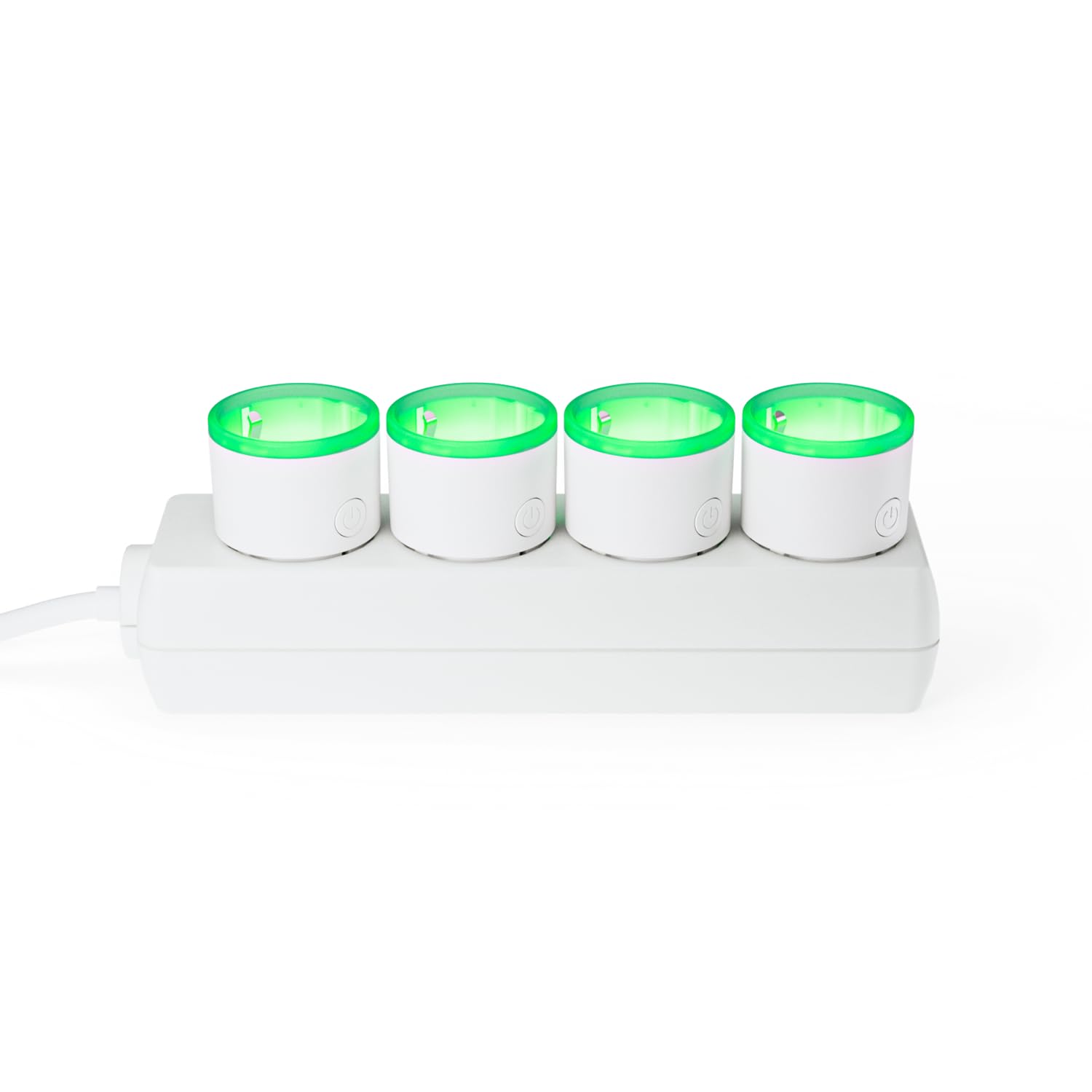 HomeWizard Energy Socket, WLAN Smart Steckdose mit Echtzeitüberwachung und App Steuerung, Geeignet für Balkonkraftwerk, präzise Energiemessung und Fernsteuerung, Weiß, 2er Pack
