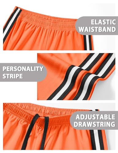 Image of Somaibo Boys Athletic Shorts, Kids Basketball Quick Dry Mesh Short for Youth Soccer Gym Sports Running