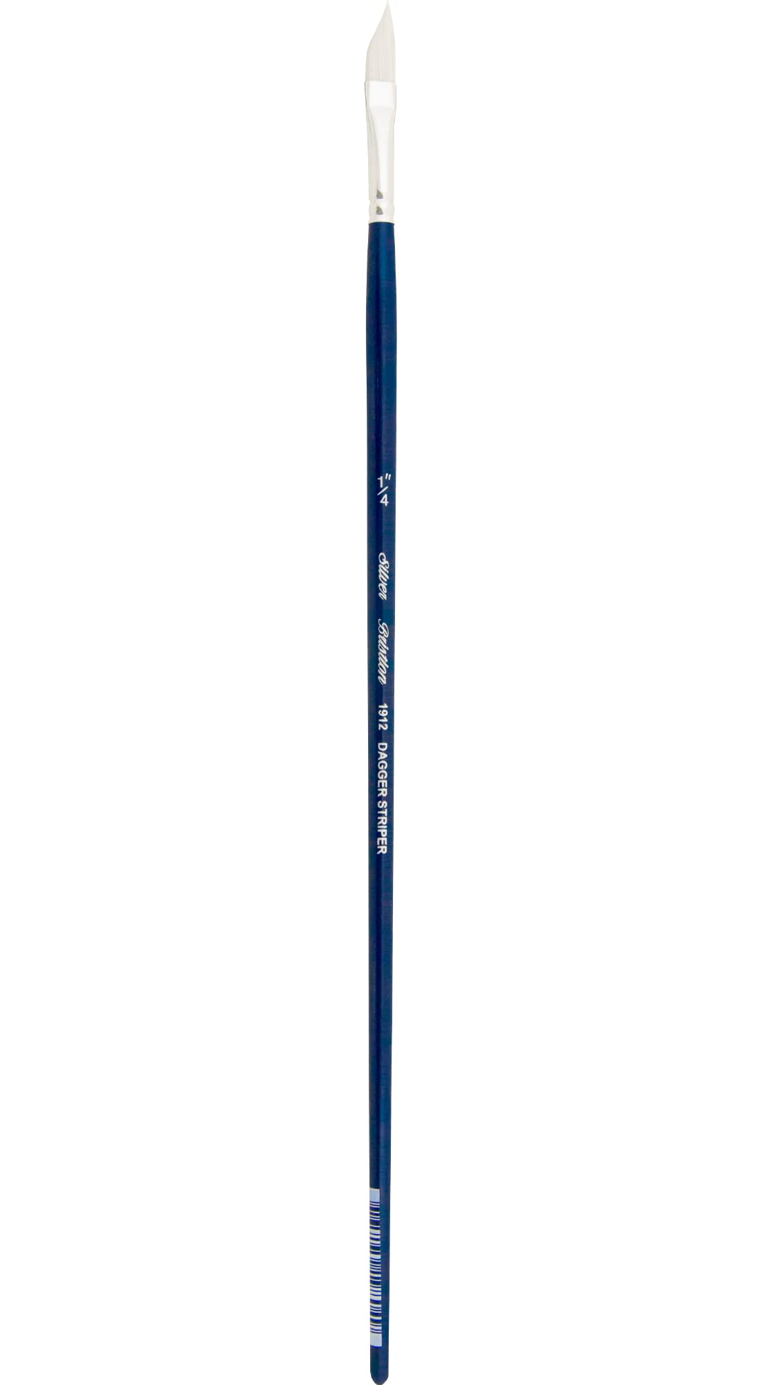 Silver Brush Limited 1912 Bristlon - Pincel de daga para pintura acrílica y óleo - Mango largo - 1/4"