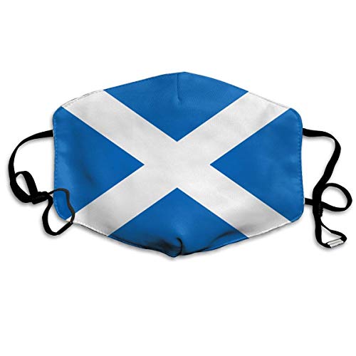 Preisvergleich Produktbild Flagge von Schottland Männer Frauen Atmungsaktive Bequeme Gesichtsschutzhülle mit elastischem Gurt für die persönliche Gesundheit Verschiedene Verwendung