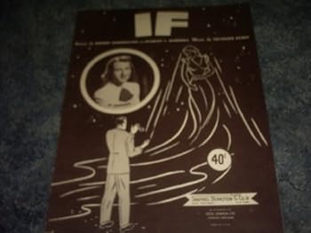 Sheet music If Sheet Music Jo Stafford Book