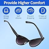 oruola 20 Pairs Silicone Nose Pads for Glasses,Silicone Glasses Nose Pads,Adhesive Air Bag Anti Slip Spectacle Noses Cushions,Replacement Clear Soft Noses Grips for Eyeglasses Sunglasses Stick On - Image 5