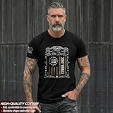 GritSon American 250th Anniversary Shirts, 1776-2026 250th Anniversary Shirt, Mens Patriotic Shirts 4 (Black-L)