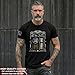 GritSon American 250th Anniversary Shirts, 1776-2026 250th Anniversary Shirt, Mens Patriotic Shirts 4 (Black-L)