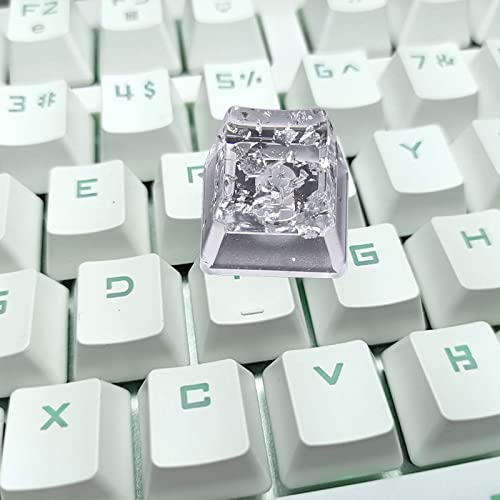 Keycap de Resina Transparente Plata para Teclado MX miniatura 6