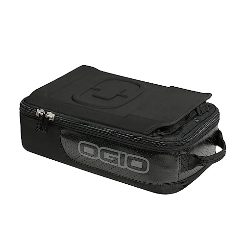 OGIO Google Box Stealth : boîte de protection semi-rigide noire pour masque