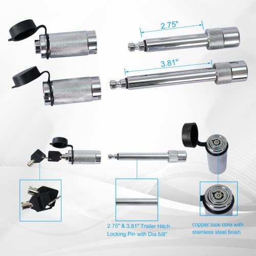 Alu Adjustable Trailer Drop Hitch,2inch Receiver,8 inch Adjustable