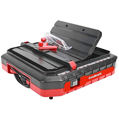 Goldblatt G02770 Tile Wet Saw, 4-1/2 in. Blade Diameter, Water Reservoir System, 5300