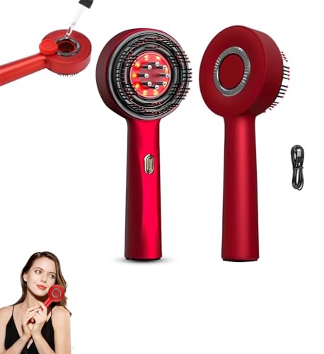 Image of Electric Scalp Massager for Hair Growth - Head Massager Oil Dispenser | Waterproof Portable Multipurpose 3-Modes Scalp Massaging Device for Women Men