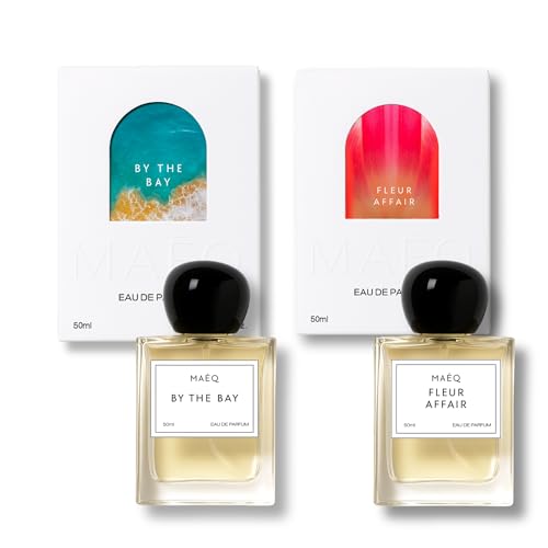 Image of By The Bay, Fleur Affair Combo Perfume Set For Men and Women (100 ml) Premium Eau De Parfum, Luxury Perfume Gift Set For Him and Her | Aqua and Floral Fragrance