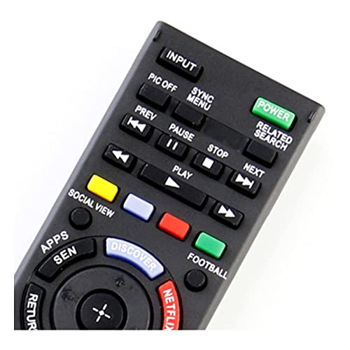 VINABTY RM-YD103 Remplacement Remote Control fit for Sony TV KDL-60W630B RM-YD073 XBR-55X800B KDL-50W829B KDL32W700B KDL-40W580B KDL40W580B KDL-40W590B KDL40W590B KDL-40W600B KDL40W600B - Image 4