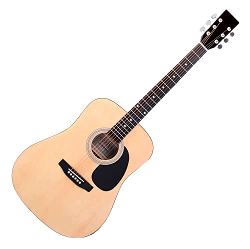 Classic Cantabile WS-10NAT Guitare Folk Nature - Les Beatles, Paul McCartney, John Lennon, RIngo Starr, George Harrison Classic Cantabile WS-10NAT Guitare Folk Nature