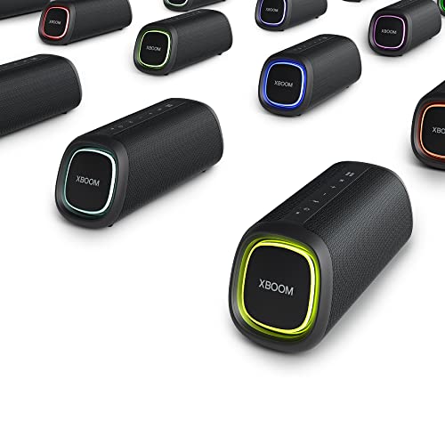 Miniatura 12 de Lg Xboom Go Xg5qbk - Altavoz Inalámbrico, Bluetooth, 20w, Sonido Sound Boost, Resistente Al Agua Ip67, Autonomía 18h, Color De Luces Led Variable, Amplia Conectividad, Color Negro