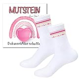 Kazunark Schulkind Socken 25-34 ，Mutstein Schultüte mädchen Jungen Einschulung Geschenk，Schulkind 2026 Geschenk， Geschenke zur Einschulung Schultüte