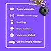 Tile by Life360 Mate - Bluetooth Tracker, Keys Finder and Item Locator for Keys, Bags and More. Phone Finder. Both iOS and Android Compatible. 4-Pack (Black)