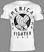 American Fighter Men's T-Shirt Fort Hays Crew Neck White (US, Alpha, Large, Regular, Regular)
