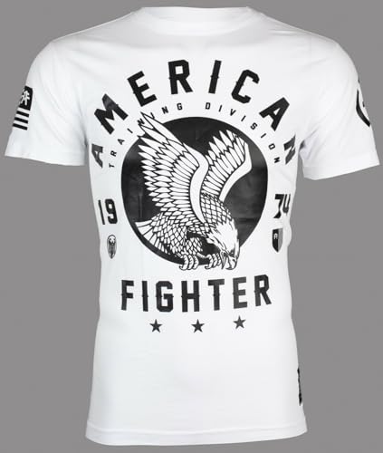 American Fighter Men's T-Shirt Fort Hays Crew Neck White2