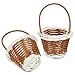 24 Pack Mini Woven Baskets with Handles - Bulk Miniature Baskets for School Projects, Mini Wicker Baskets for Easter Themed Party Favors, Tiny Baskets for Crafts, Picnic - 2x3 inch