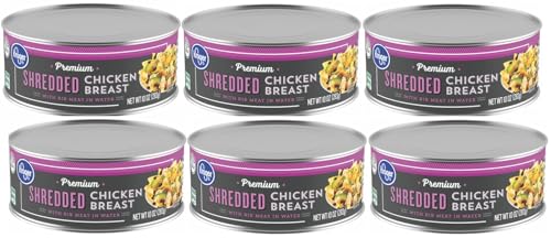 Pack Of 6 Premium Shredded Chicken Breast 10 oz.