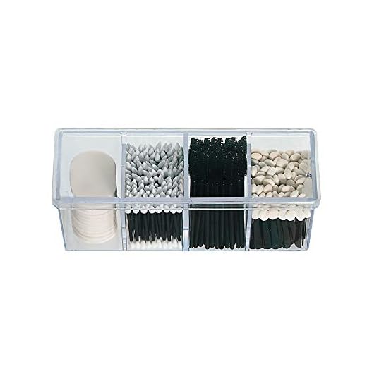 4-Compartment Makeup Organizer and Storage: Transparent Multi-functional Bathroom Closet Storage with 4 Trays and Clear Lid for Cosmetics, Cotton Balls or Sponges