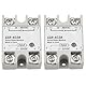 BGTXINGI 2 Stück SSR-25DA 10DA 40DA Einphasiges DC Solid State Relaismodul Last 24-380V AC gesteuerter Modul-Eingang 3-32V DC für industrielle Automatisierungsprozesse (SSR-40DA)