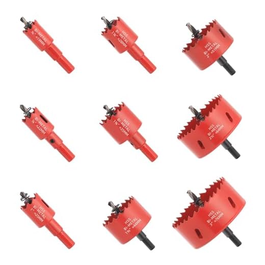 Bi-Metal Hole Saw Kit for Various Materials