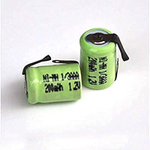 Compatible 2PCS 1.2V 1/3AAA Ni-mh Recargable 200mah miniatura 1