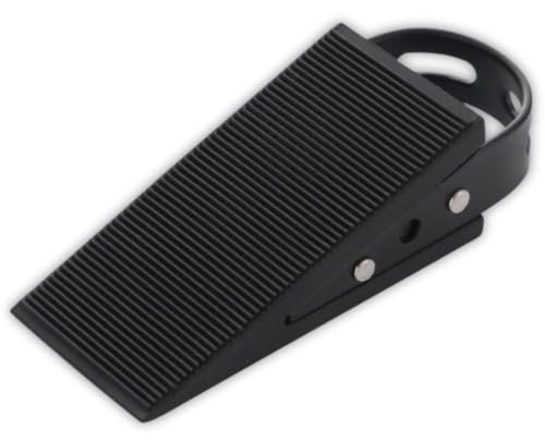 [GJTr] ドアストッパー ドア ストッパー 玄関 室内 扉 ゴム製 差し込み式 (ブラック 1個) - GJTr - 商品画像