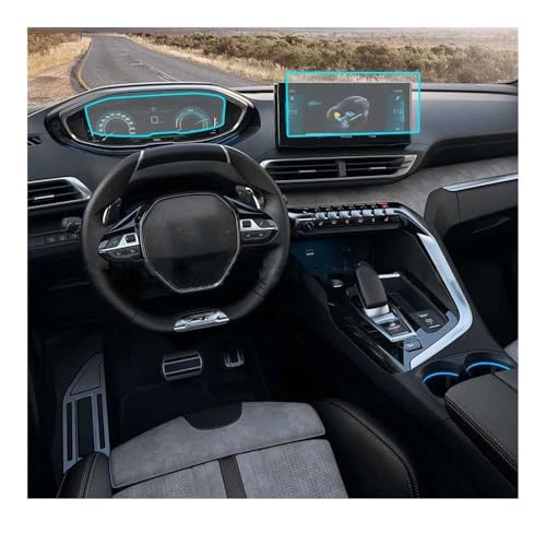 Verre trempé Peugeot 3008 2021 antichoc écran tactile et compteurs