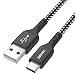 JYDMIX USB C to USB A Fast Charging Cable 2.0 (3ft) 3 Pack Compatible with iPad Pro 2018, MacBook,Samsung Galaxy S10/ S9/ S8/ Plus Note 9,LG V30 G6 G5, Black