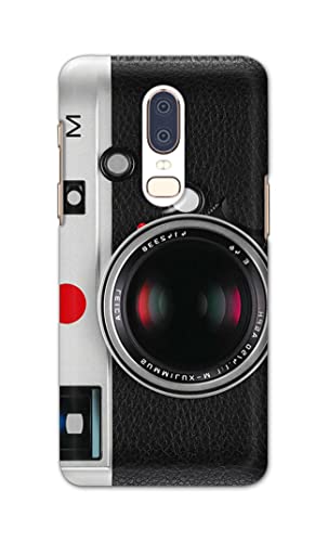 Image of Printed Hard Back Cover Case for OnePlus 6 Back Cover (Vintage Camera) -702