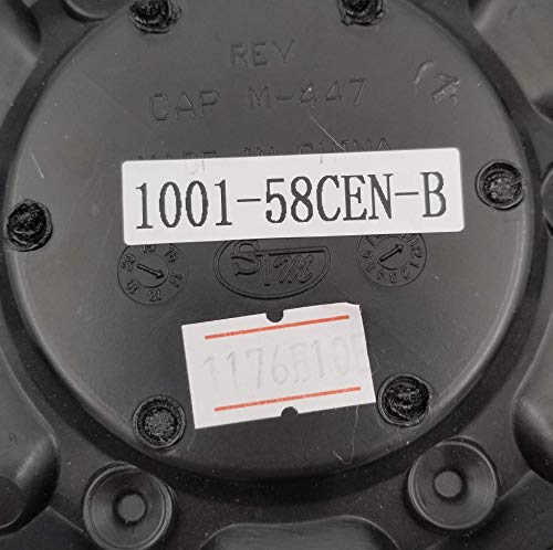 Fuel Matte Black Custom Wheel Center Cap ONE (1) M-447, 1001-58