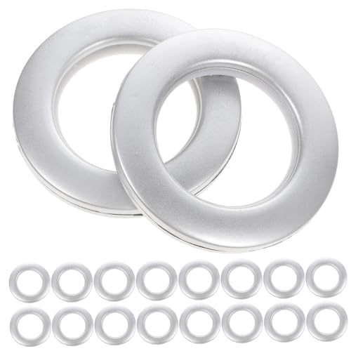 Anillos para cortinas con ojal de plástico de 30 mm y diseño desmontable pack de 75 unidades 2