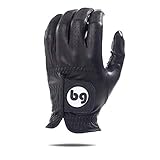 BG Bender Golf Glove | Wear On Left | (Black, Mens Large)