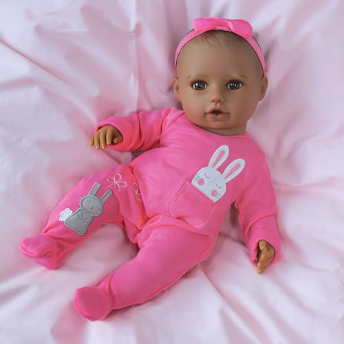 Muñeca bebé realista 16 pulgadas con accesorios miniatura 6