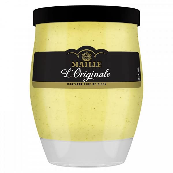 Fina mostaza Dijon – Malla – El original – 245 g – Vaso reutilizable