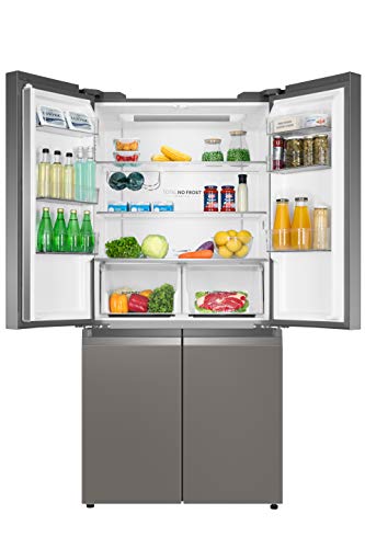 Haier-HTF-540DGG7-CUBE-Serie-Frigorifico-multipuerta-panel-frontal-de-cristal-de-diseno-1905-cm-de-alto-91-cm-de-ancho-354-L-174-L-parte-congelador-MyZone-zona-de-humedad-total-sin-heladas