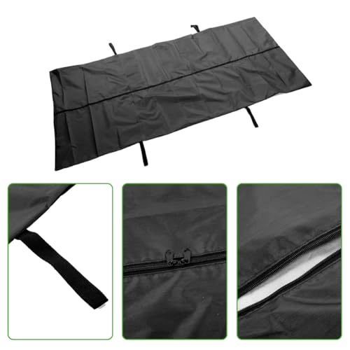 Leichensäcke für Menschen, Leichentasche Cadaver Bag Leichen-Aufbewahrungstasche 4 Seitengriffe Reißverschluss in der Mitte Notfall-Kadaver Auslaufsicher Leichenhalle (210 * 75CM)