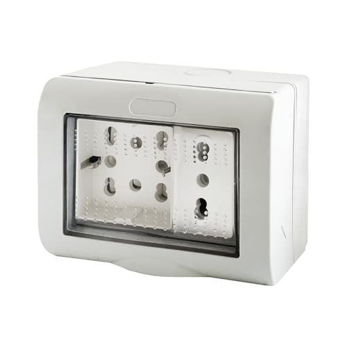 Conteneur complet 4box Externa Side XL IP55 à intégration murale trois modules