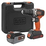 BLACK+DECKER – BCD003MEM2K-QW - Taladro Percutor 18V 2 Velocidades con 1 ba