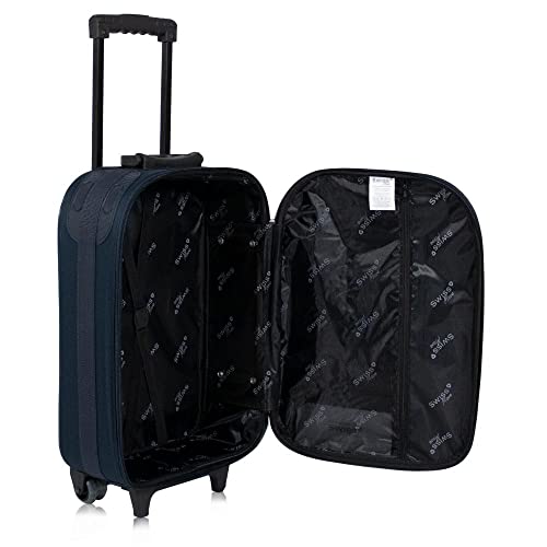 Conjunto malas de viagem P e M Lucerna Swiss Move Azul